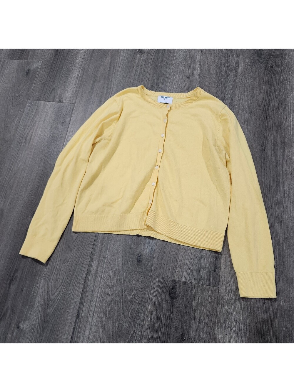 Old Navy Yellow Button-Up Cardigan Sweater XL